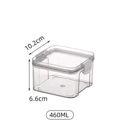 1PC Grain Jar Kitchen Sealed Container Food Fresh-Keeping Box Refrigerator Organize Waterproof Durable Sealed Jar Large Capacity