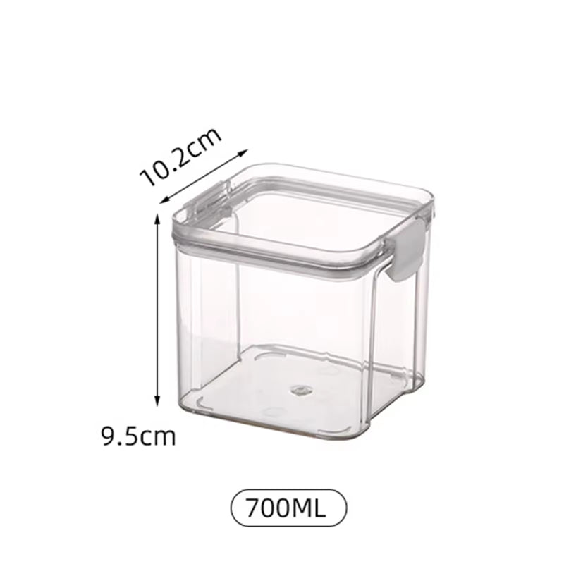 1PC Grain Jar Kitchen Sealed Container Food Fresh-Keeping Box Refrigerator Organize Waterproof Durable Sealed Jar Large Capacity