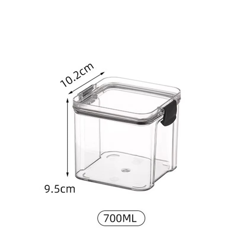 1PC Grain Jar Kitchen Sealed Container Food Fresh-Keeping Box Refrigerator Organize Waterproof Durable Sealed Jar Large Capacity