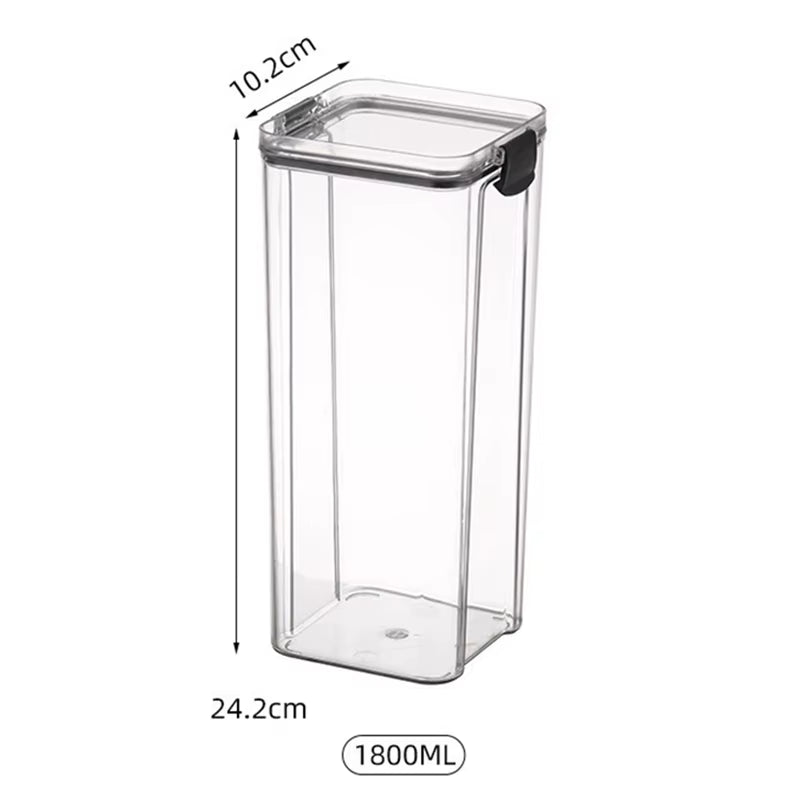 1PC Grain Jar Kitchen Sealed Container Food Fresh-Keeping Box Refrigerator Organize Waterproof Durable Sealed Jar Large Capacity