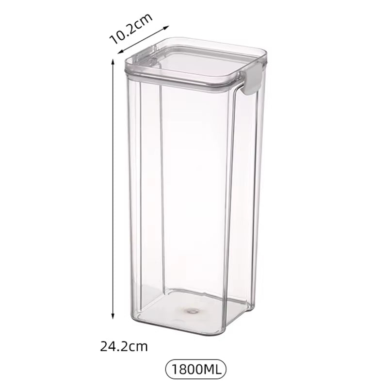 1PC Grain Jar Kitchen Sealed Container Food Fresh-Keeping Box Refrigerator Organize Waterproof Durable Sealed Jar Large Capacity