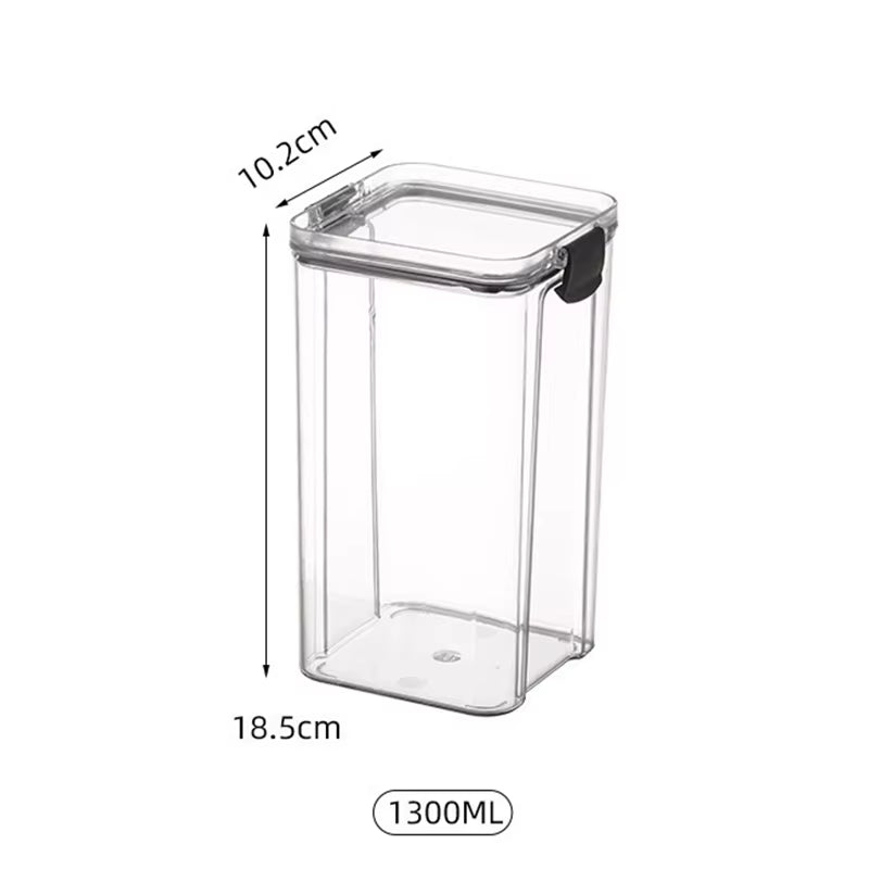 1PC Grain Jar Kitchen Sealed Container Food Fresh-Keeping Box Refrigerator Organize Waterproof Durable Sealed Jar Large Capacity