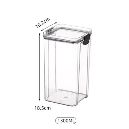 1PC Grain Jar Kitchen Sealed Container Food Fresh-Keeping Box Refrigerator Organize Waterproof Durable Sealed Jar Large Capacity