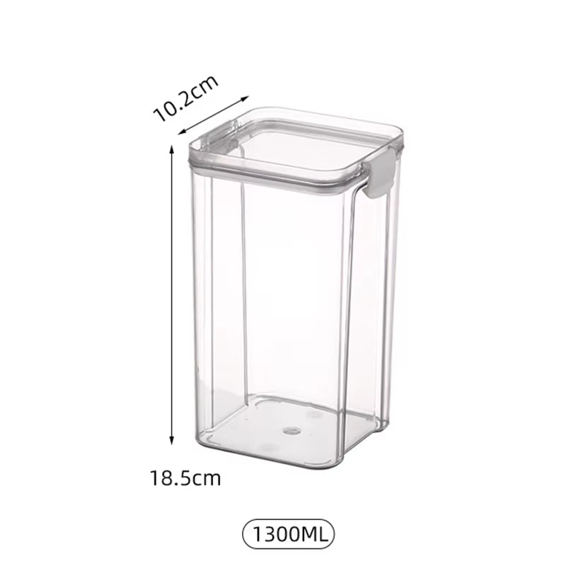 1PC Grain Jar Kitchen Sealed Container Food Fresh-Keeping Box Refrigerator Organize Waterproof Durable Sealed Jar Large Capacity