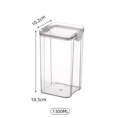 1PC Grain Jar Kitchen Sealed Container Food Fresh-Keeping Box Refrigerator Organize Waterproof Durable Sealed Jar Large Capacity